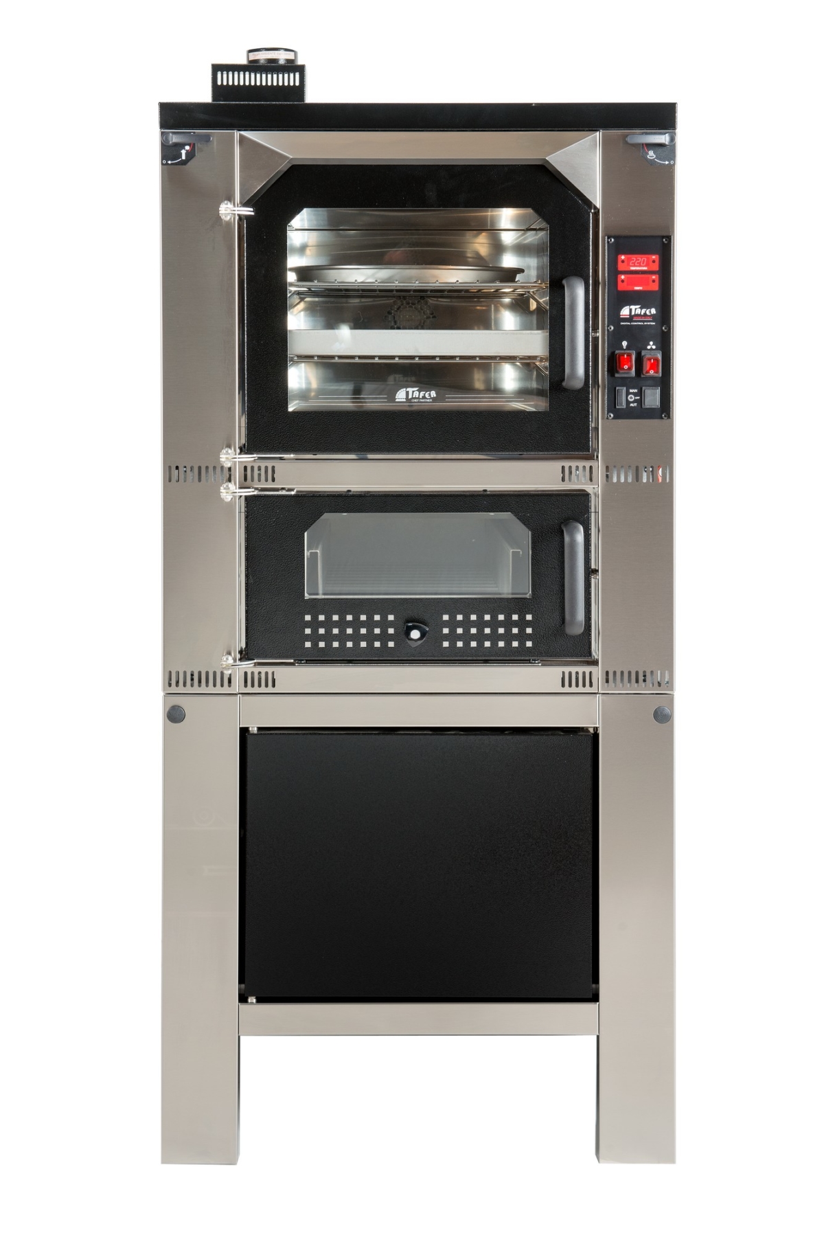 Forno a legna da interno Genesis Digit - Tafer forni a legna